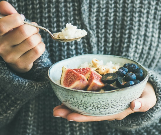 Healthy bowl of fruit